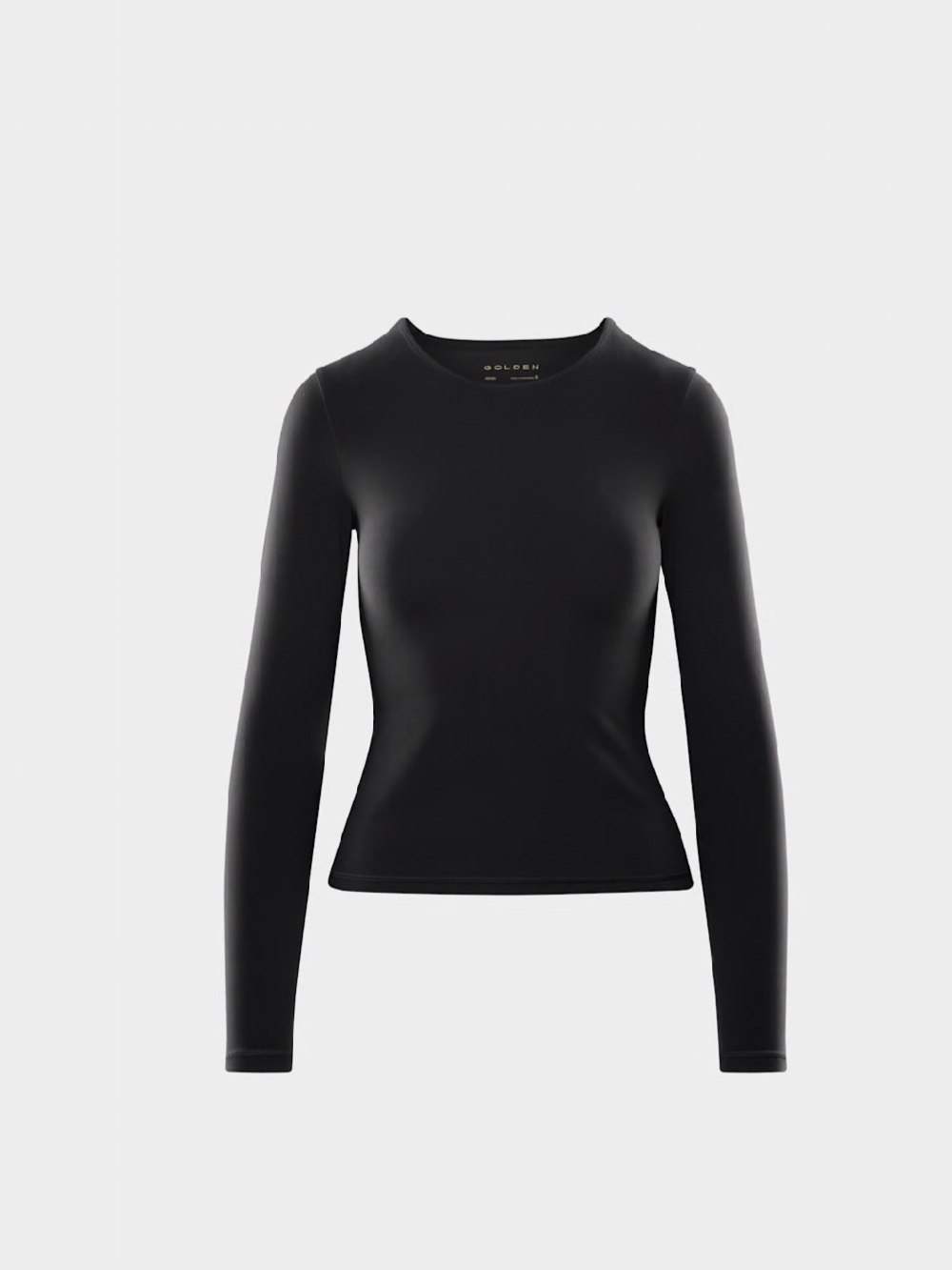 Aritzia Golden Butter Essential Black Long-Sleeve size small